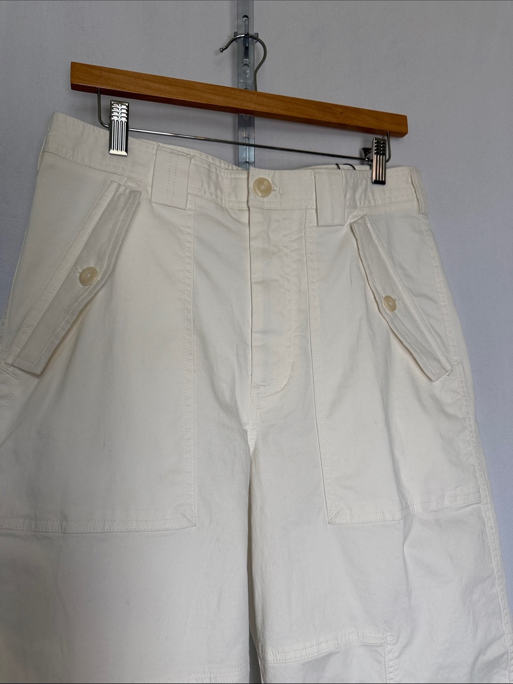 NEW Banana Republic Women's The Barrel Pant Size 6 Cream White - Picture 3 of 15
